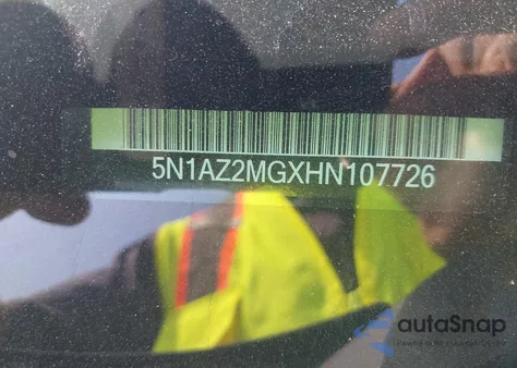 2017 Nissan Murano Platinum z USA, uszkodzony, nr VIN 5N1AZ2MGXHN107726